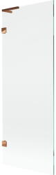 Mexen Mexen, Mexen Lunar L 1 szárnyú kádparaván 70 x 150 cm, átlátszó, rozéarany - 897L-070-000-60-00 (897L-070-000-60-00)