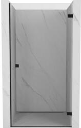 Mexen Mexen, Mexen Lunar-B Jobbra billenő zuhanyajtó 90 cm, átlátszó, fekete - 832-090-000-70-00-P (832-090-000-70-00-P)