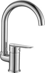 Kuchinox Cento, mosogatócsaptelep U alakú kifolyóval, króm, LAV-BKC_068D (LAV-BKC_068D)