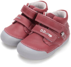 D.D.Step Első lépés félmagasszárú zárt cipő virágos (20-25 méret) S066-52842B (23)