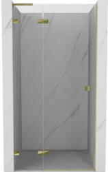 Mexen Mexen, Mexen Lunar L Bal oldali billenő zuhanyajtó 90 cm, átlátszó, arany - 834L-090-000-50-00-L (834L-090-000-50-00-L)