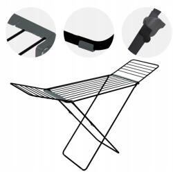 Erga Model 200 Fekete, összecsukható ruhaszárító 178x55x106 cm, fekete, ERG-SEP-10SUSSTO20BLA (ERG-SEP-10SUSSTO20BLA) Ruhaszárító