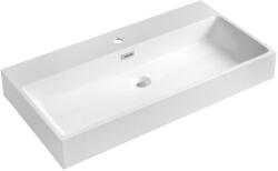 SAPHO Sapho, AQUATIC mosdó, öntött márvány, 90x46 cm, fehér, AT090 (AT090)