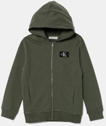 Calvin Klein gyerek melegítőfelső pamutból - zöld 170 - answear - 22 990 Ft