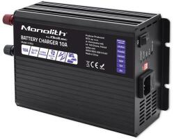 Qoltec Smart Monolith töltő LiFePO4 AGM GEL SLA akkumulátorokhoz | 10A | 24V (51952)