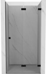 Mexen Mexen, Mexen Lunar-F jobbos harmonikaajtó zuhanykabinhoz 80 cm, átlátszó, fekete - 836-080-000-70-00-P (836-080-000-70-00-P)