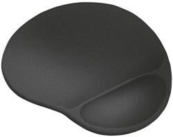 MRG Mouse Pad cu Gel MRG MH02, Design Ergonomic, Baza Cauciucata Antiderapanta, Suprafata Textila, Negru Mouse pad