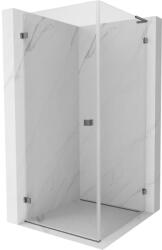 Mexen Lunar-B L csuklós zuhanykabin bal 70 x 70 cm, átlátszó üveg, grafit, 832L-070-070-95-00-L (832L-070-070-95-00-L)