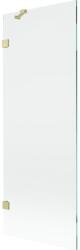 Mexen Mexen, Mexen Lunar 1 szárnyú kádparaván 70 x 150 cm, átlátszó, szálcsiszolt arany - 897-070-000-55-00 (897-070-000-55-00)