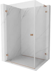 Mexen Lunar-B L összecsukható zuhanykabin bal 85 x 80 cm, átlátszó üveg, rézmatt, 832L-085-080-65-00-L (832L-085-080-65-00-L)