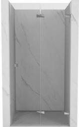 Mexen Mexen, Mexen Lunar-F jobbos harmonikaajtó zuhanykabinhoz 90 cm, átlátszó, króm - 836-090-000-01-00-P (836-090-000-01-00-P)