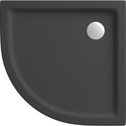 Cersanit TAKO, négyzet alakú zuhanytálca 80x80x4 cm, fekete matt, S204-033 (S204-033)