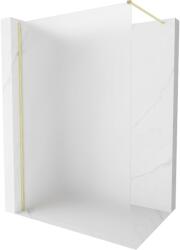 Mexen Kioto-X, zuhany paraván 110 x 200 cm, 10 mm matt üveg, arany matt profil, 800-110-101-55-30-X (800-110-101-55-30-X)