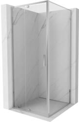 Mexen Exo, zuhanykabin szárnyas ajtóval 95 x 95 cm, 6 mm átlátszó üveg, króm profil, 819-095-095-01-00 (819-095-095-01-00)