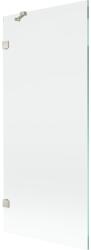 Mexen Mexen, Mexen Lunar 1 szárnyú kádparaván 80 x 150 cm, átlátszó, szálcsiszolt nikkel - 897-080-000-97-00 (897-080-000-97-00)