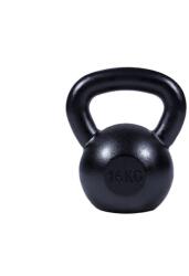 Gorilla Sports Kettlebell súlyzó öntöttvas fekete 16 kg (100338-00019-0021) - gorillasports