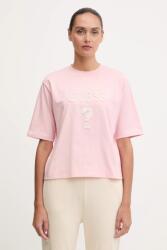 Guess pamut póló AURLIE rózsaszín, V4YI06 I3Z14 - rózsaszín L