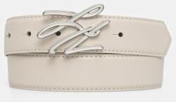 Karl Lagerfeld kifordítható bőröv - bézs 75 - answear - 26 690 Ft