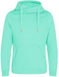 Just Hoods Pulóver keresztezett gallérral - Menta | XS (JH021-1000326675)