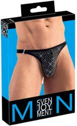 Svenjoyment - strasszos férfi tanga (fekete) - sexshopcenter - 10 790 Ft