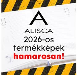 Alisca Határidőnapló ALISCA B/5 heti fehér lapos barna 2026 (250604/B)