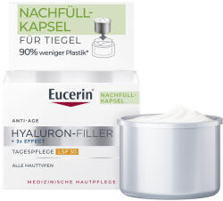 Eucerin Hyaluron-Filler +3x effect ráncfeltöltő nappali arckrém SPF30 öko-utántöltő (50ml)