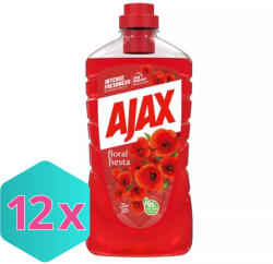 Ajax Floral Fiesta felmosószer 1L Red Flowers KARTON - 12 db (K5900273472984)