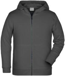 Daiber Hanorac pentru copii cu fermoar din bumbac bio 8026k - Grafit | L (8026K-1781071)