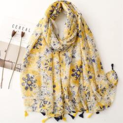  LI-38348 kendő - Sárga/Kék