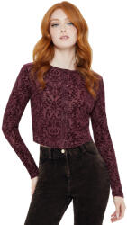 KILLSTAR bluză de damă cu mânecă lungă KILLSTAR - Blood Whisper - Brown - KSRA013751