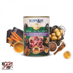 Happy Dog &FitSuperior Dog konzerv Friss bárányhús, sárgarépával, burgonyával 800g (HF41963)