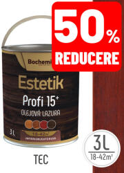 Estetik Profi Lazura lemn BOCHEMIT ESTETIK PROFI 3L TEC, protectie avansata UV (ESTKPROFI-TEC-3L)