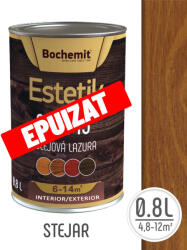 Estetik Profi Lazura lemn BOCHEMIT ESTETIK PROFI 0.8L STEJAR, protectie avansata UV (ESTKPROFI-STE-0.8L)