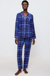 Triumph Boyfriend Fit női organic flanelpizsama, kék, kockás, L