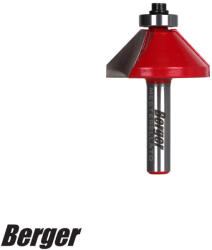 Berger 031402-0468 45° élmaró vezetőcsapággyal, keményfém lapkás, S8 - D35, 5×H15 mm (031402-0468)