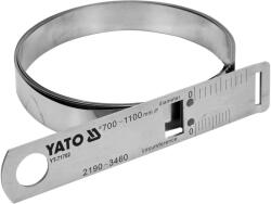 TOYA - Polonia Circometru banda din otel circumferinta 2190-3460mm diametru 700-1100mm precizie 0, 1mm (YT-71702)