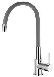 Diplon álló mosogató csaptelep, szürke flexibilis csővel, ST2577GY (ST2577GY)