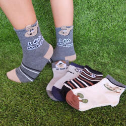 Aura Via Fiú zokni szett kutyus mintás - 5 pár/szett 24-27 97689