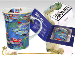 CARMANI Monet porcelán bögre díszdobozban - Vízililiomok (IMO-CHH-045-8104)