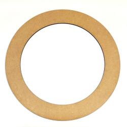 Karika, MDF. Átmérője: 30 cm, szélessége: 4 cm