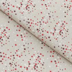 Goldea dekoratív anyag valencia - csillagok natúr alapon 280 cm