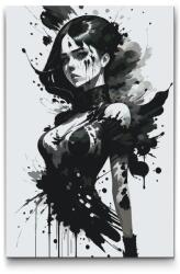  Festés számok szerint - Provokatív lány Méret: 40x60cm, Keretezés: Kartonlemezen