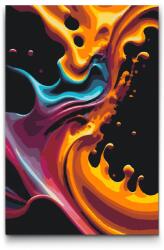  Festés számok szerint - Festékszórás Méret: 40x60cm, Keretezés: Műanyagtáblával