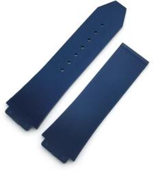 Curea tip Hublot silicon cu dungi albastră - ceas-shop