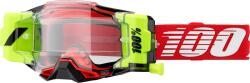  Ochelari cross atv 100% Armega Frcst, lentila clara, culoare rama galben fluo rosu (26013517PE) - mxenduro