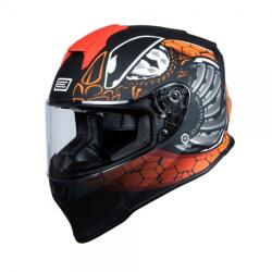 ORIGINE Casca moto Origine Dinamo Fighter, culoare fluo rosu negru mat, marime XL (2030150274005XL) - mxenduro