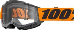  Ochelari cross atv 100% Accuri 2 Orange, lentila transparenta, culoare rama gri (26013464PE) - mxenduro