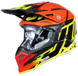 JUST1 Casca motocross atv Just1 J39 Poseidon, culoare rosu galben, marime XL (6060040271006XL) - mxenduro