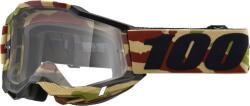  Ochelari cross atv 100% Accuri 2 Mission, lentila clara, culoare rama army (26013271PE) - mxenduro
