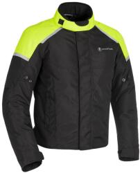 Oxford Geaca textila impermeabila Oxford Spartan, versiune scurta, culoare negru fluo, marime XL (SM210202XLOX) - mxenduro